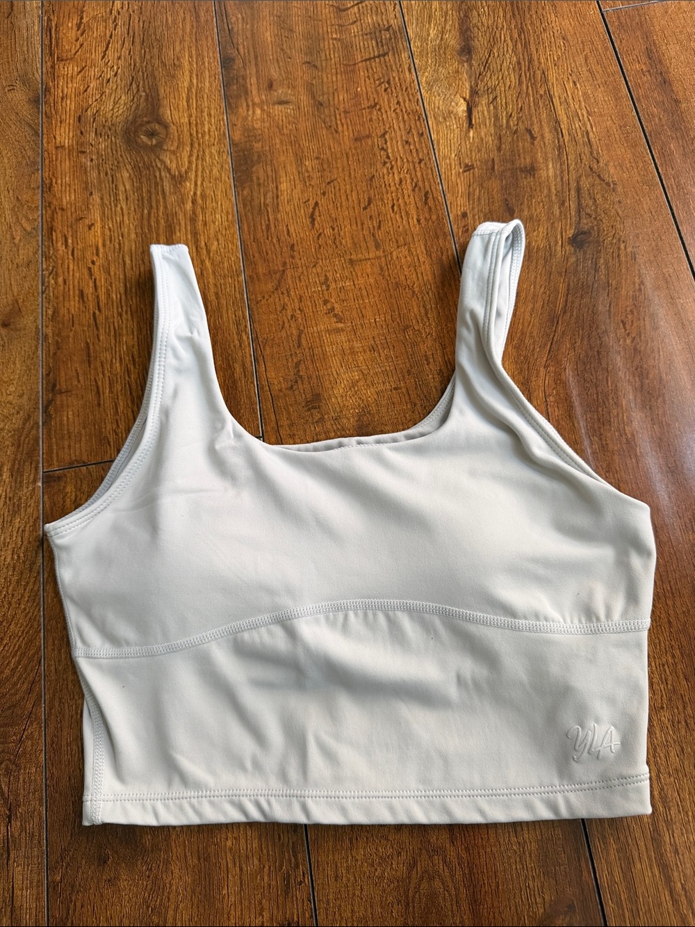 YoungLA Grey Cropped Tank